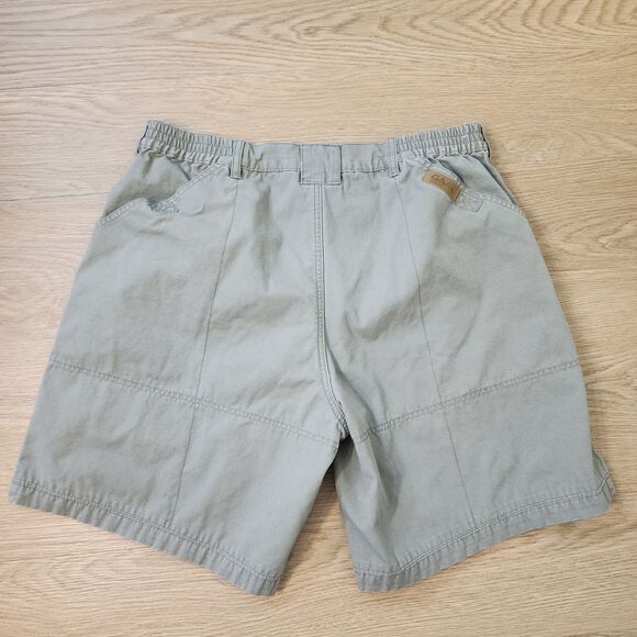 Cabela’s Outdoors Canvas 6 Pocket Cargo Shorts Khaki Mens 38 Hiking Utility Gear - Picture 1 of 12